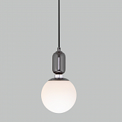 Подвесной светильник со стеклянным плафоном 50151/1 черный жемчуг