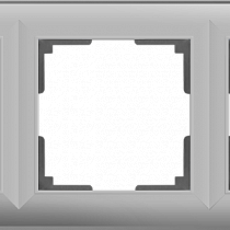 Рамка на 3 поста (серебряный) WL14-Frame-03