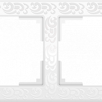 Рамка на 2 поста (белый) WL05-Frame-02-white