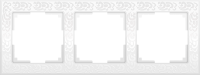 Рамка на 3 поста (белый) WL05-Frame-03-white