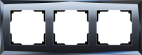 Рамка на 3 поста  (черный) WL08-Frame-03