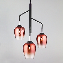 Подвесной светильник со стеклянными плафонами 50086/3 медь