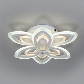 Потолочный светодиодный светильник с пультом управления 90227/6 белый