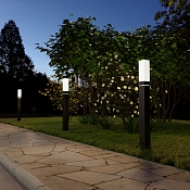 Уличный ландшафтный светодиодный светильник Чёрный IP54 1537 TECHNO LED