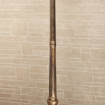 Diadema F/3 черное золото уличный трехрожковый светильник на столбе IP44 GLYF-8046F/3