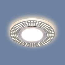 Встраиваемый точечный светильник со светодиодной подсветкой 2231 MR16 CH хром