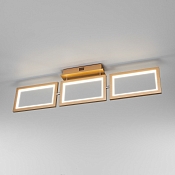 Потолочный светодиодный светильник 90223/3 матовое золото