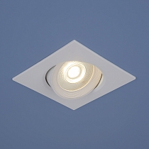 Встраиваемый точечный светодиодный светильник 9915 LED 6W WH белый