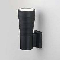 Настенный  уличный  светодиодный светильник TUBE UNO черный 1503 TECHNO LED черный