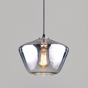 Подвесной светильник со стеклянным плафоном 50199/1 хром