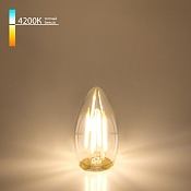 Филаментная светодиодная лампа "Свеча" C35 7W 4200K E27 BLE2736