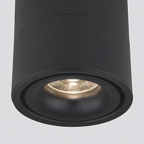 Накладной светодиодный светильник DLR031 15W 4200K 3100 черный матовый