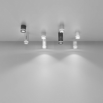 Накладной акцентный светодиодный светильник DLR021 9W 4200K черный матовый