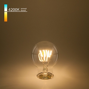 Филаментная светодиодная лампа A60 6W 4200K E27 BLE2708