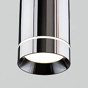 Подвесной светодиодный светильник DLR023 12W 4200K Черный жемчуг
