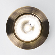 Накладной точечный светодиодный светильник бронза DLS030