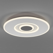 Потолочный светодиодный светильник с ПДУ 90219/1 белый/ серый
