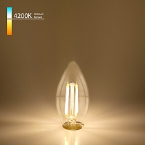 Филаментная светодиодная лампа "Свеча" С35 7W 4200K E14 BLE1412
