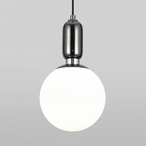 Подвесной светильник со стеклянным плафоном 50197/1 черный жемчуг