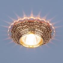 Встраиваемый точечный светильник 6027 MR16 GD золото