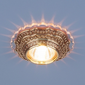 Встраиваемый точечный светильник 6027 MR16 GD золото